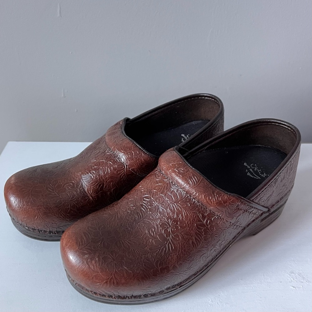 Dansko Floral Clogs